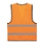 Veiligheidsvest polyester XL oranje
