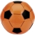 Opblaasbare strandbal 'voetbal' (31 cm) oranje