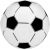 Opblaasbare strandbal 'voetbal' (31 cm) 