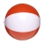 BeachBall strandbal (28 cm) wit/rood