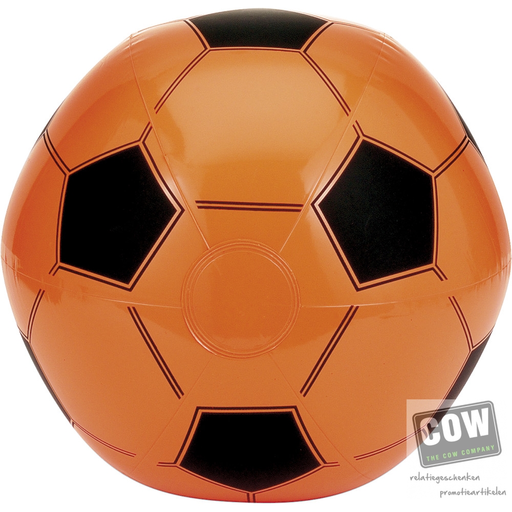 onstabiel Ru ironie Opblaasbare strandbal 'voetbal' (31 cm) - onbedrukte en bedrukt  relatiegeschenken