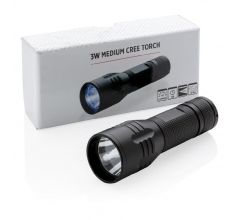 3W CREE zaklamp medium bedrukken