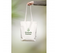 GRS Recycled Canvas Bag Natural  (260 g/m²)winkeltas bedrukken