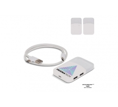 2598 | Xoopar iLo Mini Hub– 4 in 1 Adapter – USB 2.0 Data Transfer - Splitter bedrukken